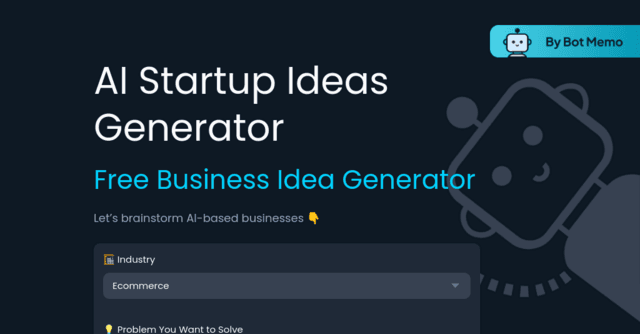 AI Startup Ideas Generator